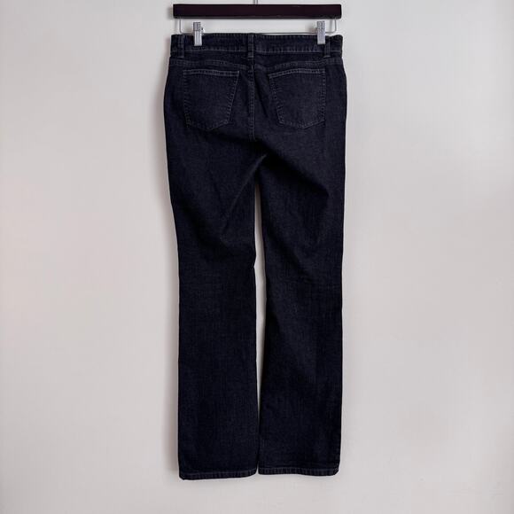 Eileen Fisher Jeans Women's Size 4 Petite Denim Black Straight Leg Stretch - Picture 2 of 12